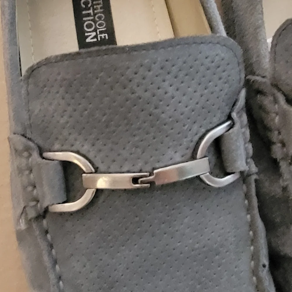 Kenneth Cole Reaction | Men's Safe-N-Sound Navy Suede Leather Loafers Size 9.5